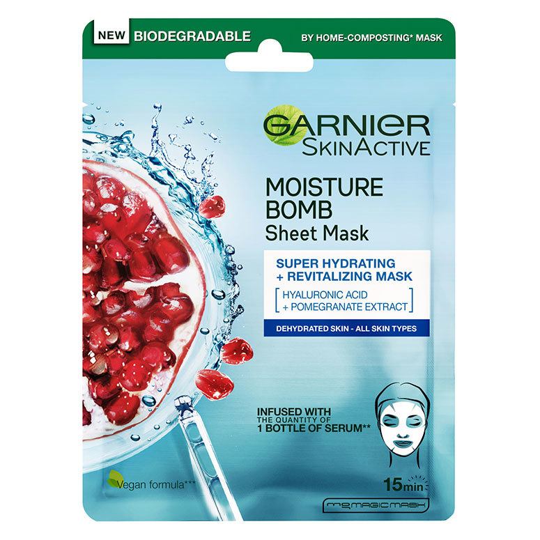 Garnier Moisture Bomb Super-Hydrating and Revitalizing Sheet Mask 28g