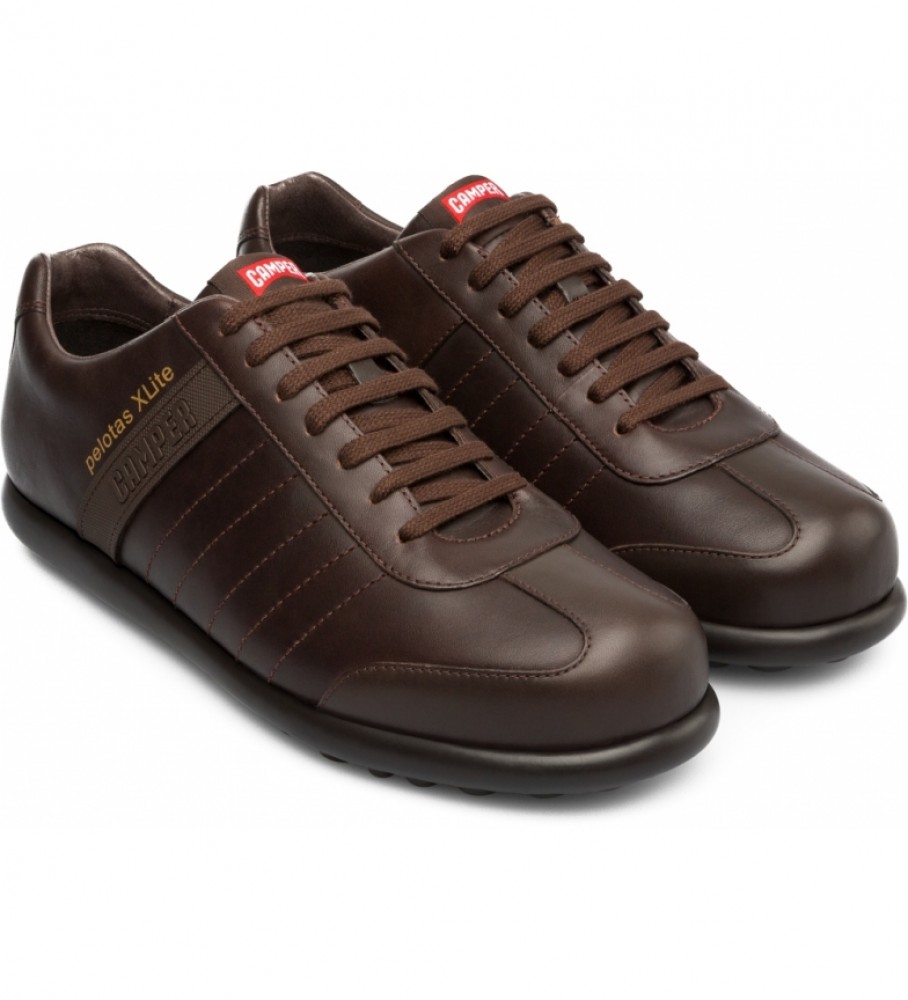 Sapatos de couro Camper Balls XL marrom