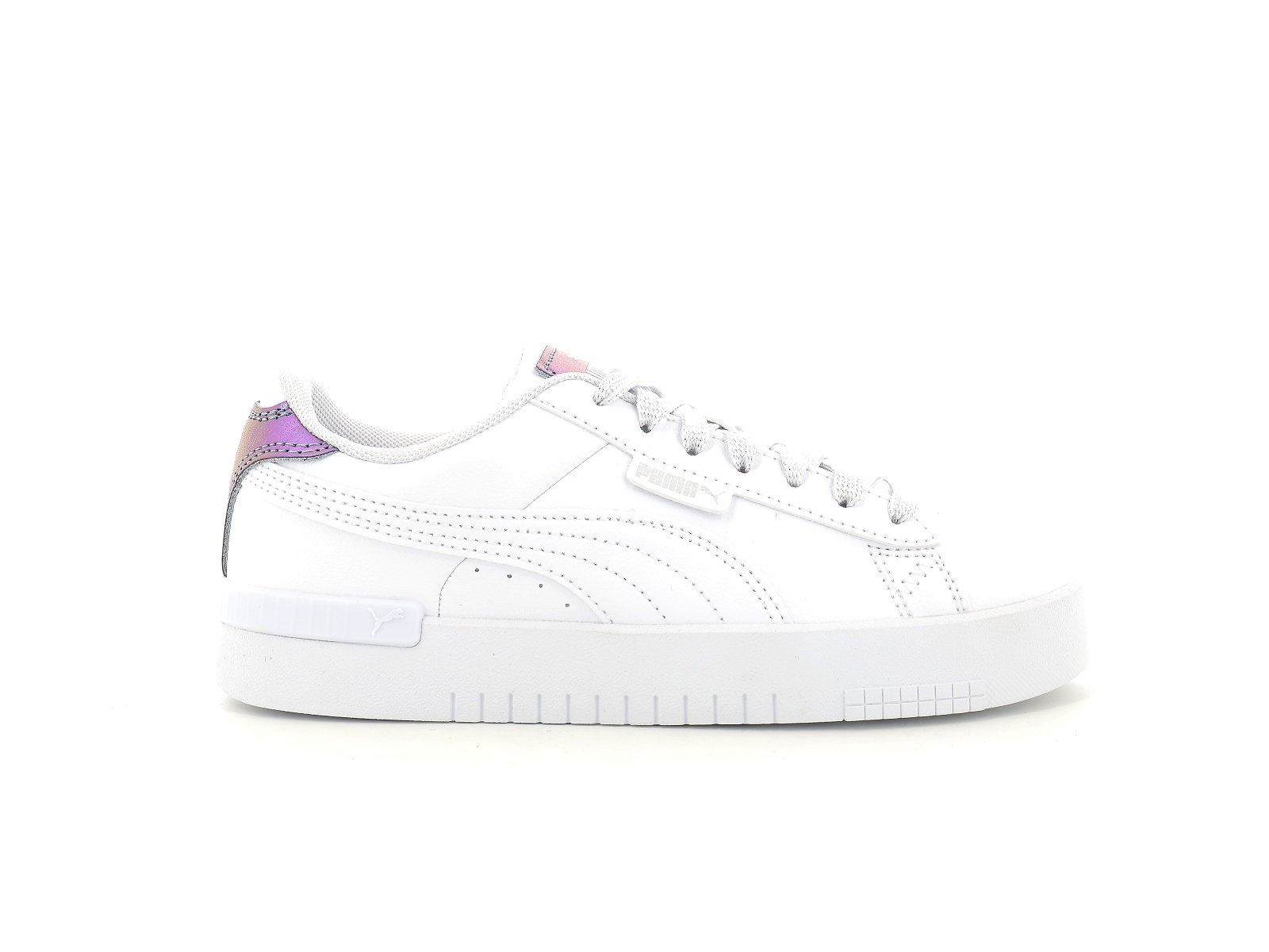 Puma-386194 Synthétique Blanc Argent