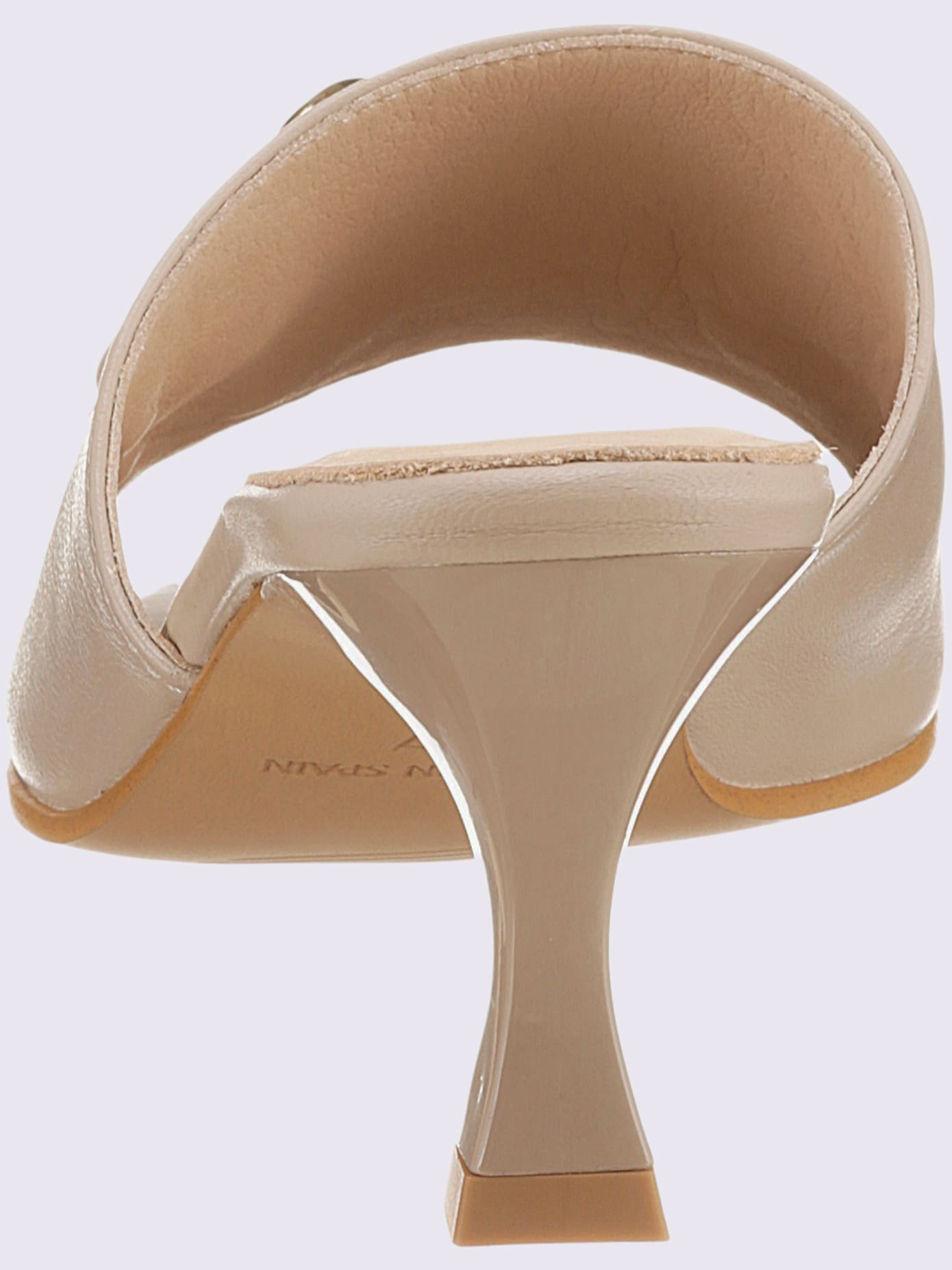 Mules cuir nappa de vache