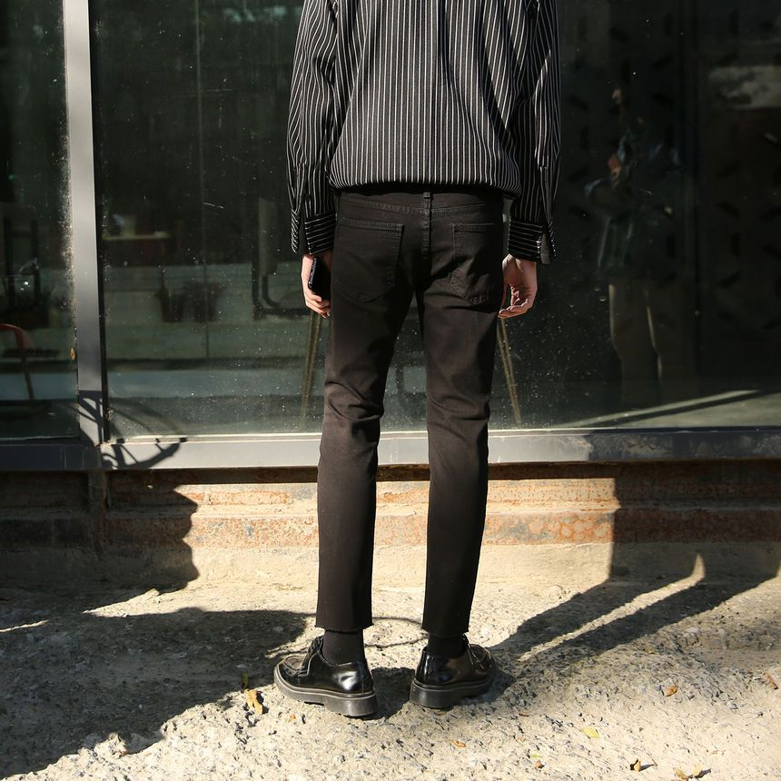 DragonRoad - Cropped Skinny Jeans
