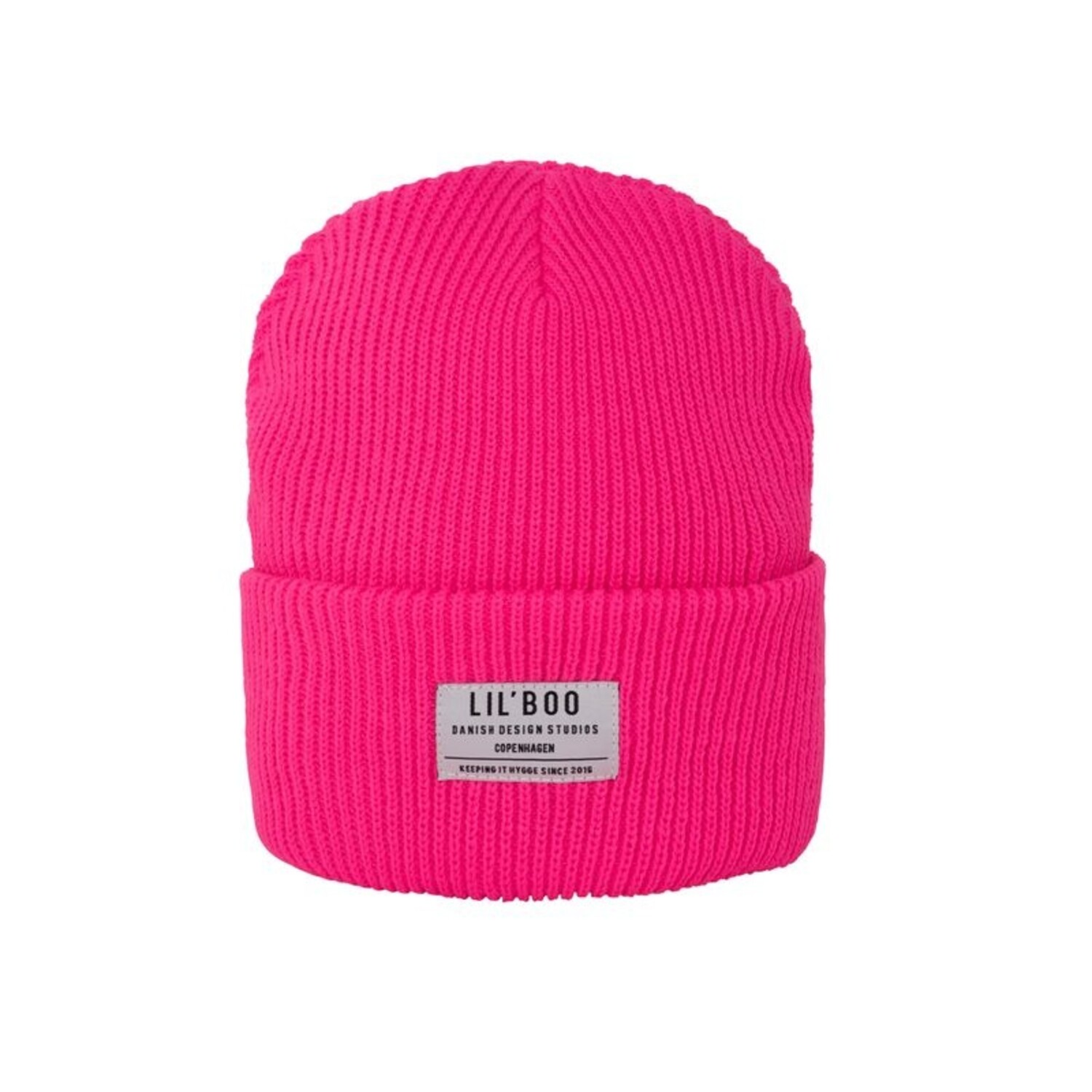 Lil ' Boo | Lil’ Boo Hygge Beanie | Neon Pink