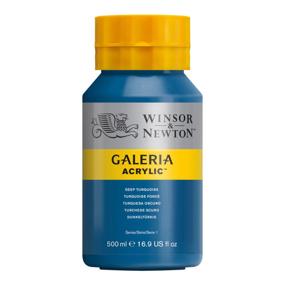 AKRYLFARGE W&N GALERIA NR 232 DUNKEL TURKIS 500ML