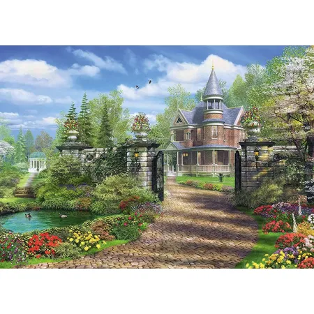 Schmidt Spiele Puzzle - Dominic Davison, Idyllisches Landgut, 1000 Teile