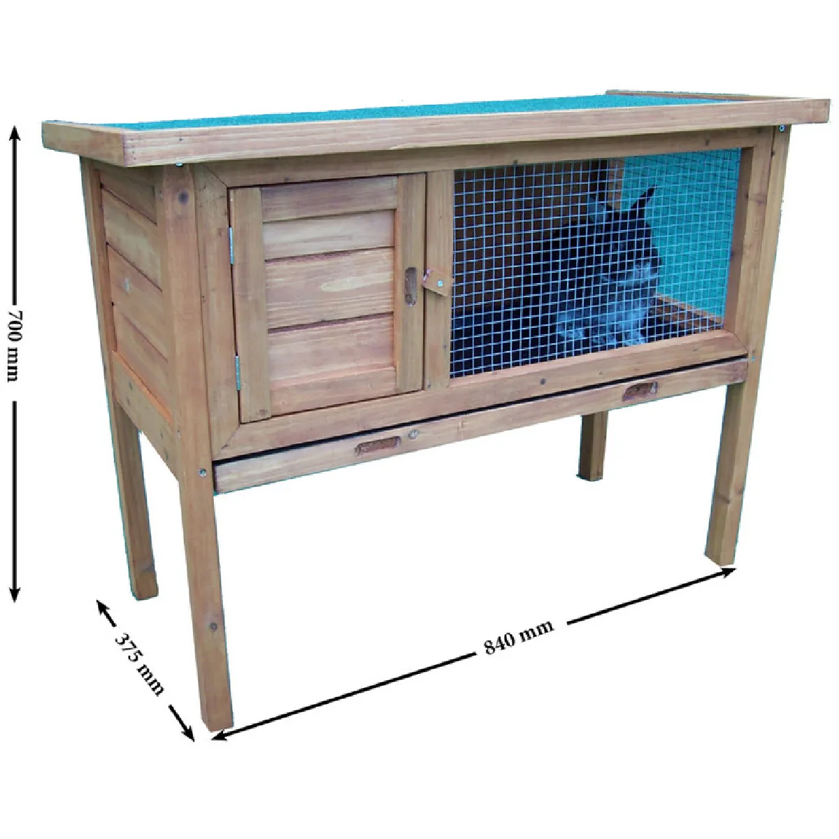 HABRITA Clapier sur pied 0.41m² Vert CL1007