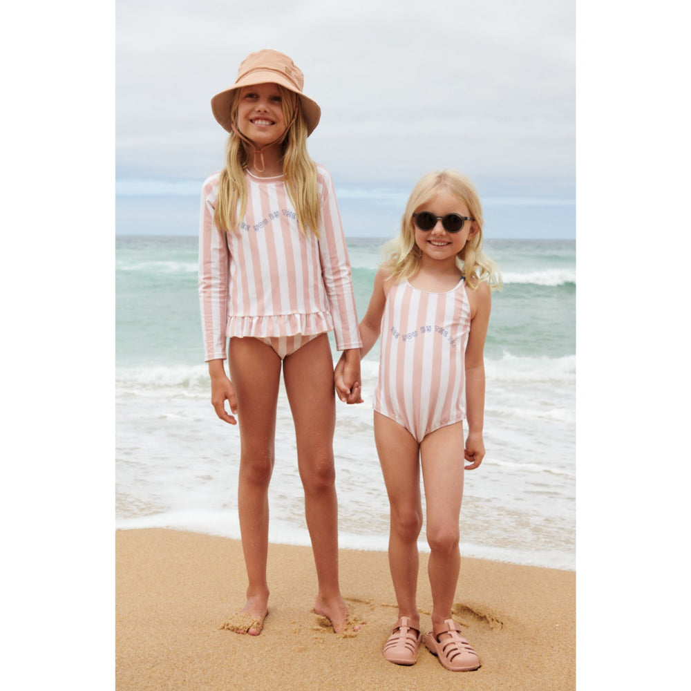 Køb LIEWOOD Y/D Stripe Sorbet Rose / Creme De La Creme Dagny Badetøjssæt