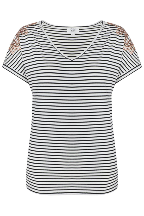 C&S The Label witte dames t-shirt