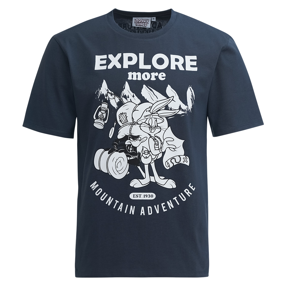 VanVaan Looney Tunes T-Shirt mit großem Print dunkelblau