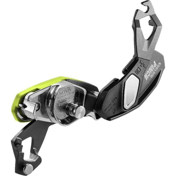 Assureur descendeur escalade EDELRID PINCH ANTHRACITE/OASIS