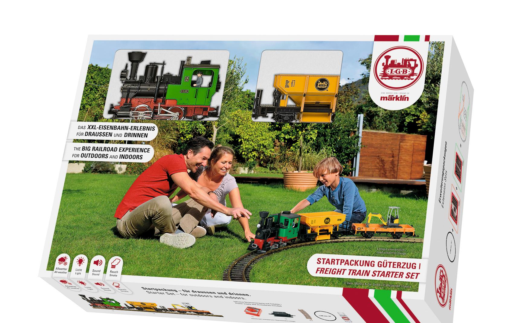 Startpackung Güterzug 230 V, Spur G<br>Güterzug Gartenbahn Starter Set