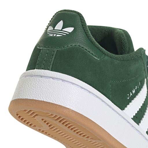 Adidas Campus 00s  Sneakers, Dark Green/Cloud White/Gum, 34