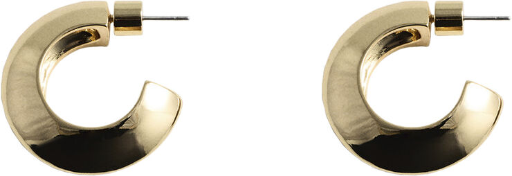 MANGO Hoop earrings Gold