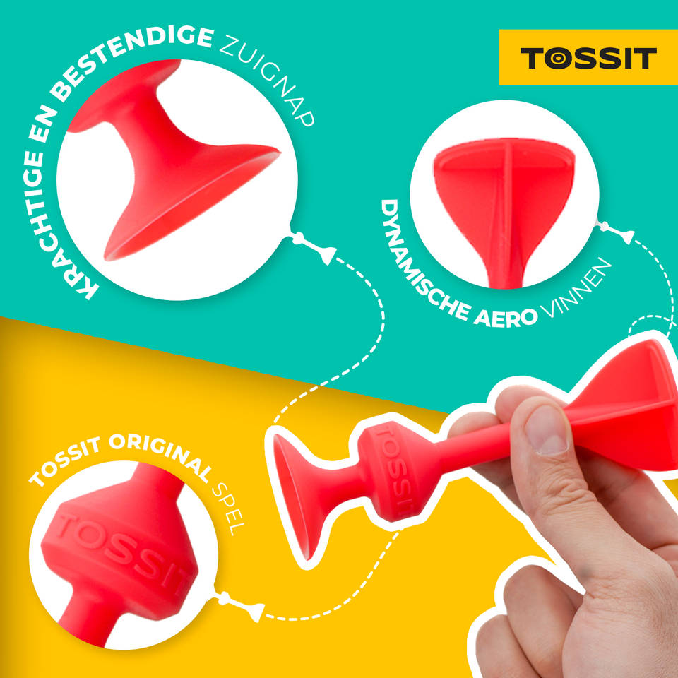 TOSSIT Starter Pack - rood/turquoise