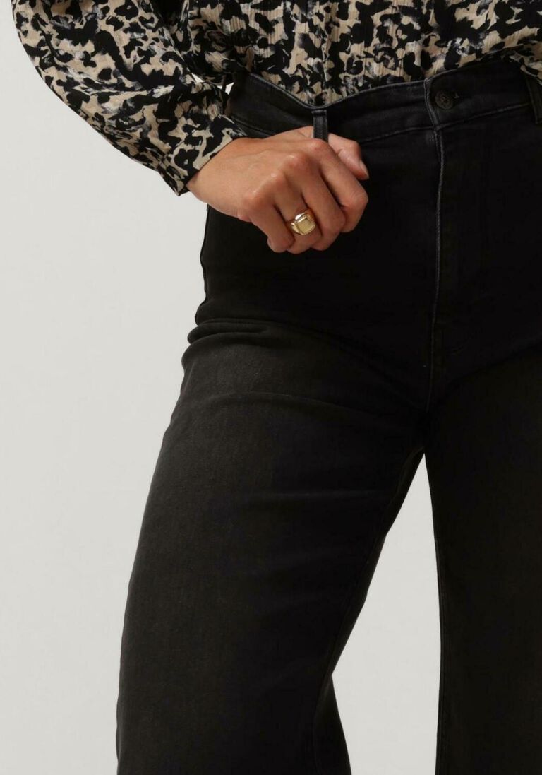 BY-BAR zwarte by-bar straight leg jeans lina mj pant