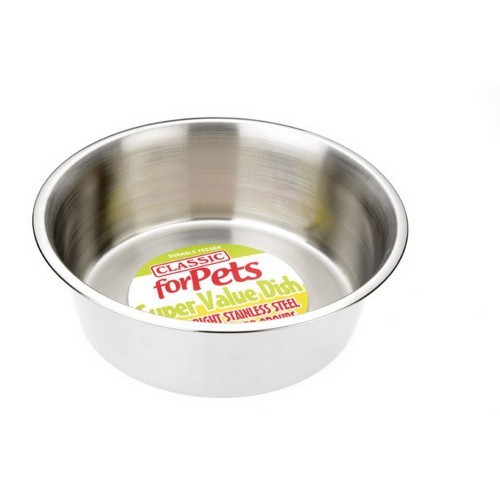 Tigela de aço inoxidável para cães
