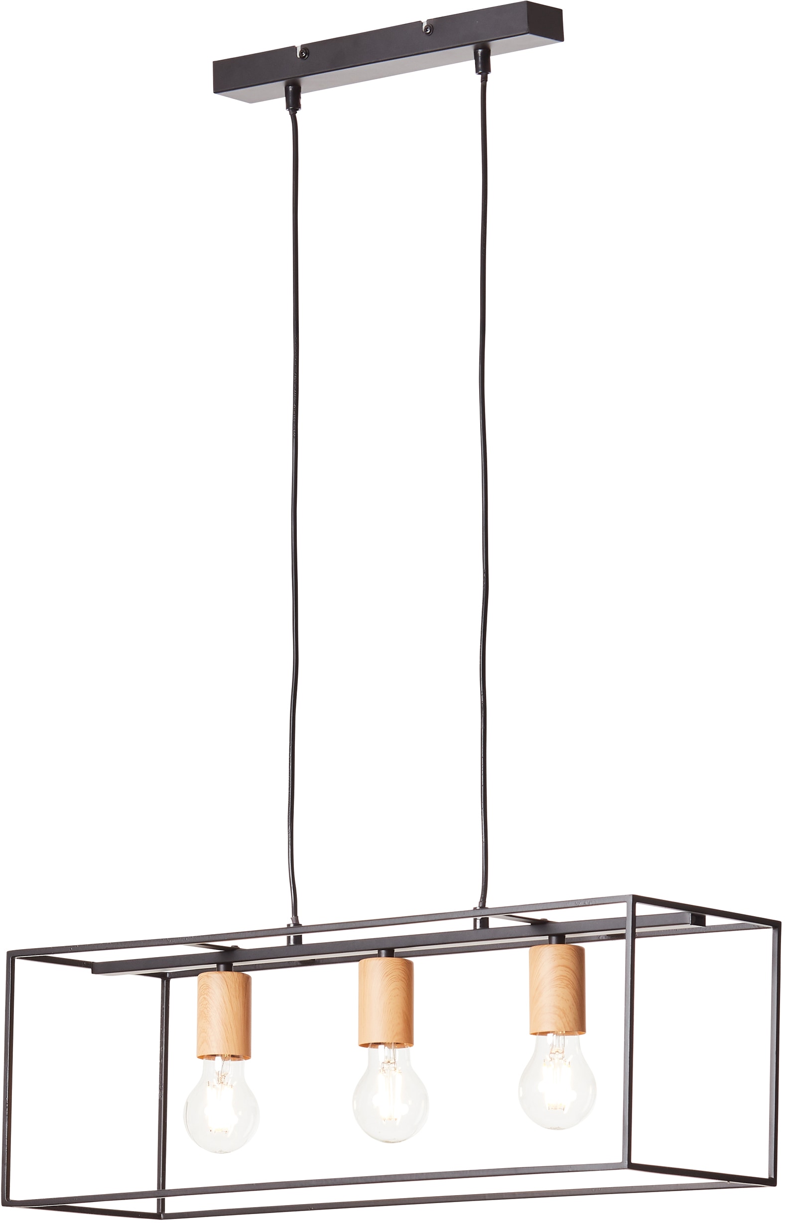 Brilliant Pendelleuchte »Arica« E27 1 Stk. Hängelampe 3flg