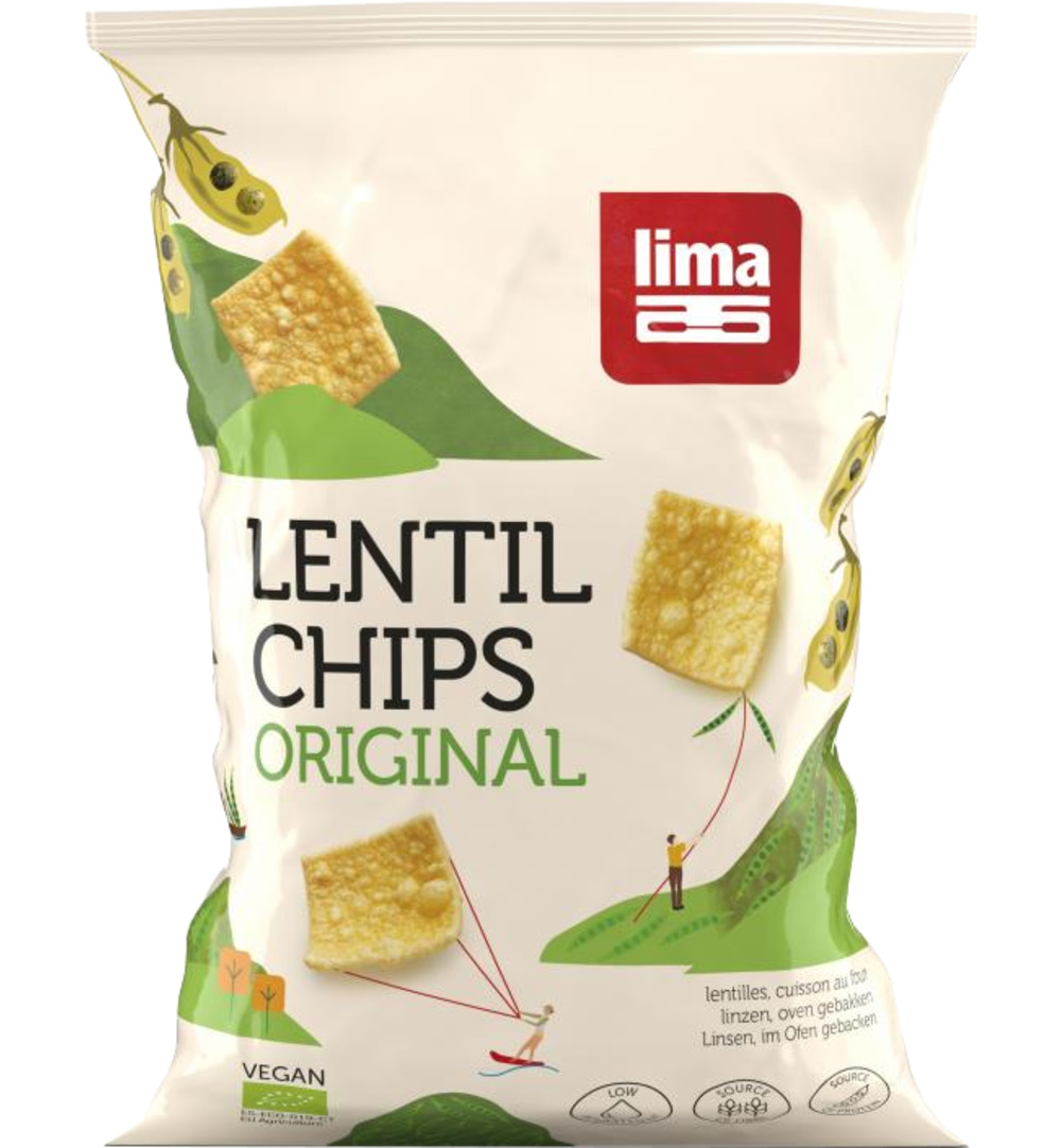 Lima Lentil Linzen Chips Original Bio (90 gr)