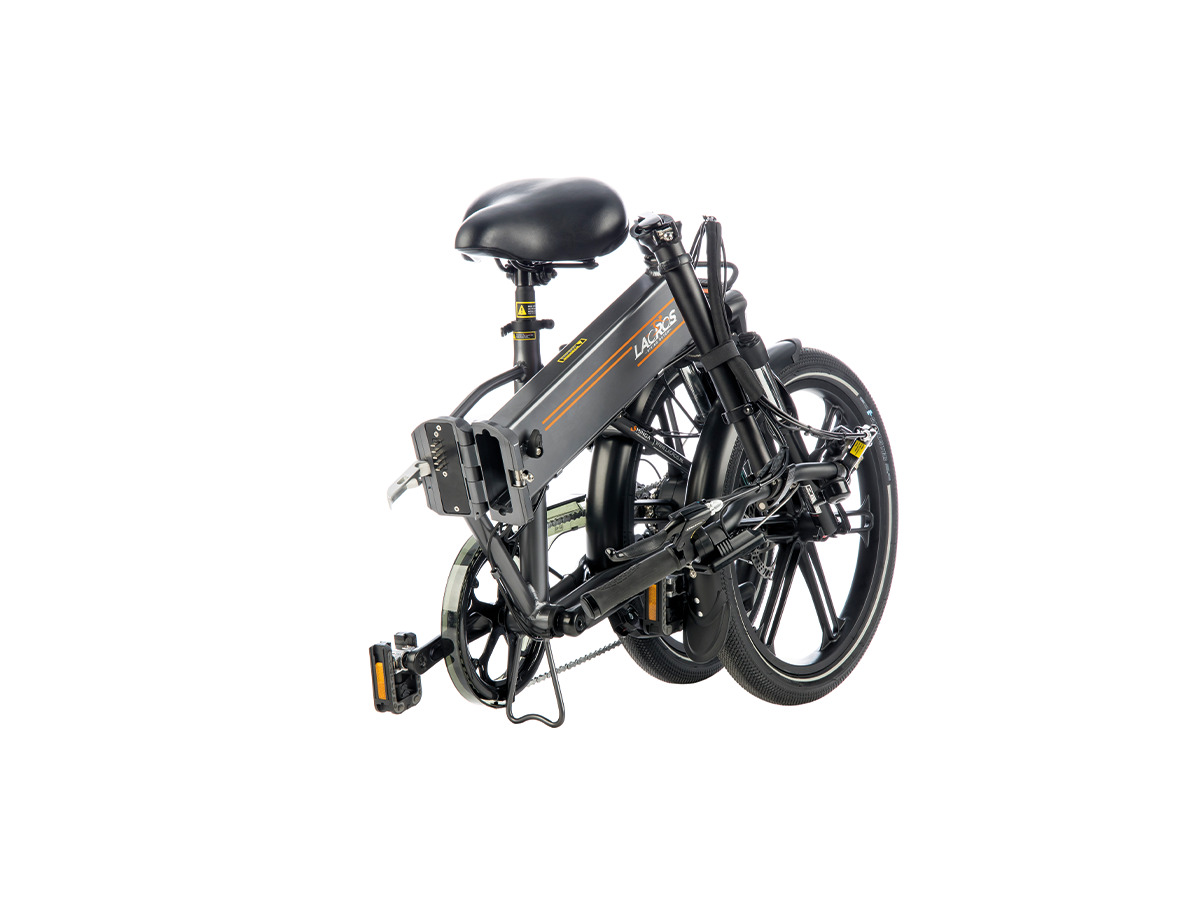 Lacros Trotter T400 Matgrijs 13,6Ah elektrische vouwfiets