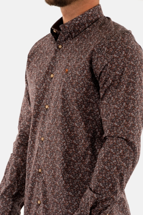 chemise benson and cherry signature brique