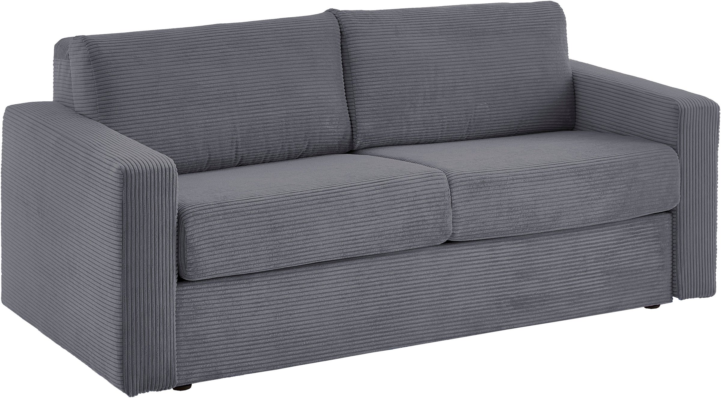ATLANTIC home collection Schlafsofa »Rolando, B: 196 cm, Liegefl. 140x190 cm« mit komfortabler Matratze, Dauerschlafsofa