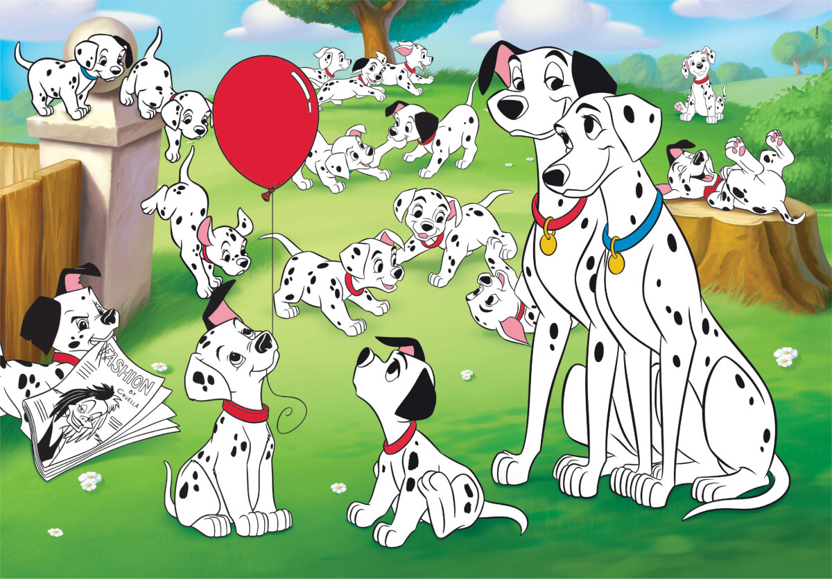 Disney Maxi Puslespil - 101 Dalmatians - Clementoni - 24 Brikker