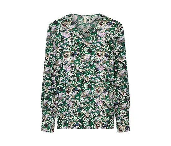 Bluse mit Alloverprint