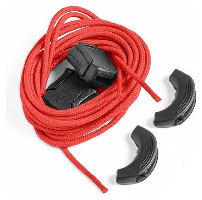Paire de Lacets Crankbrothers Speed Lace Rouge