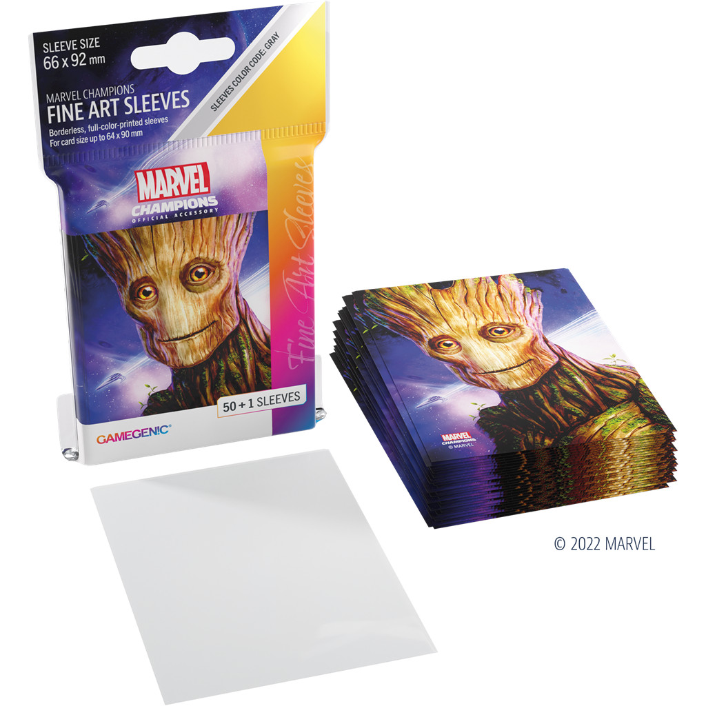 Gamegenic - Marvel Champions Art Sleeves - Groot