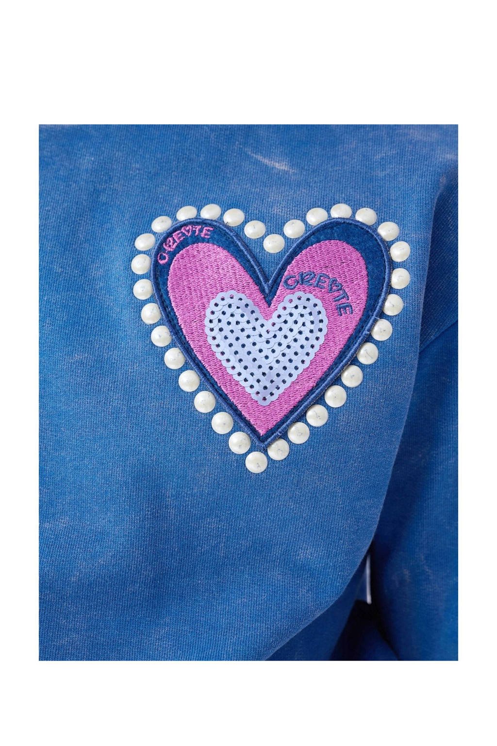 Shoeby sweater washed blauw