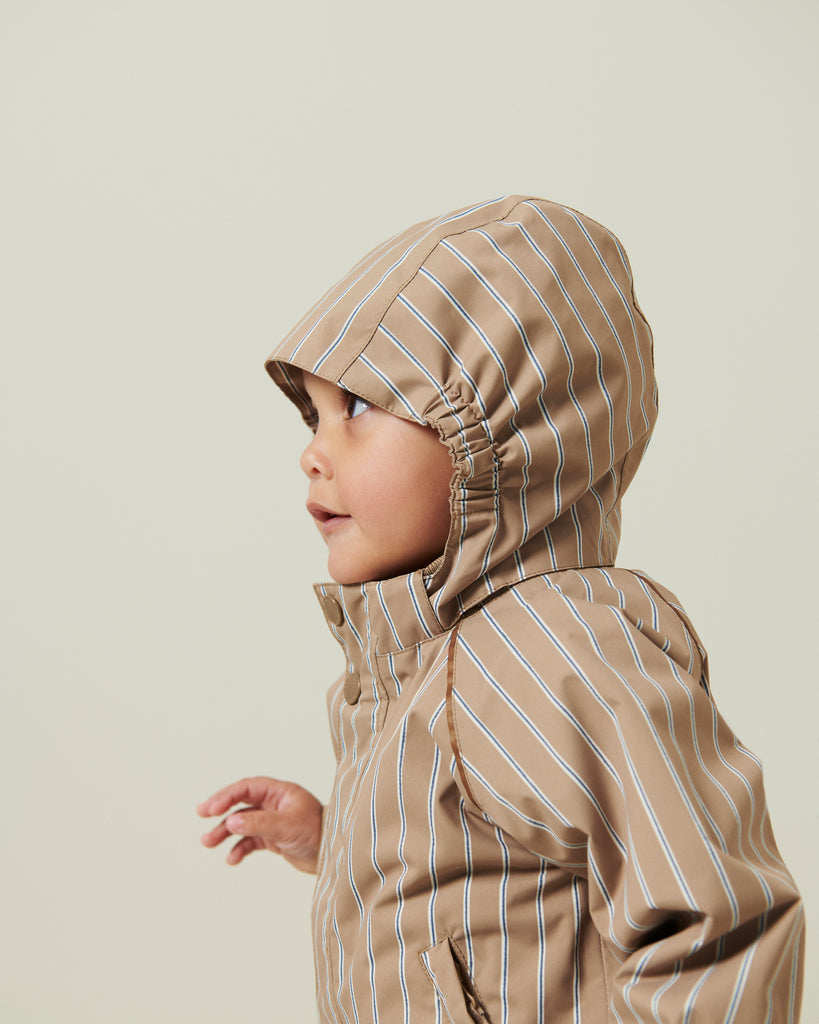Olio Jacket, Forårsjakke - Sea Forest Stripe