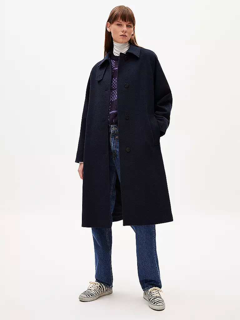 ARMEDANGELS Trenchcoat VAANOISE dunkelblau