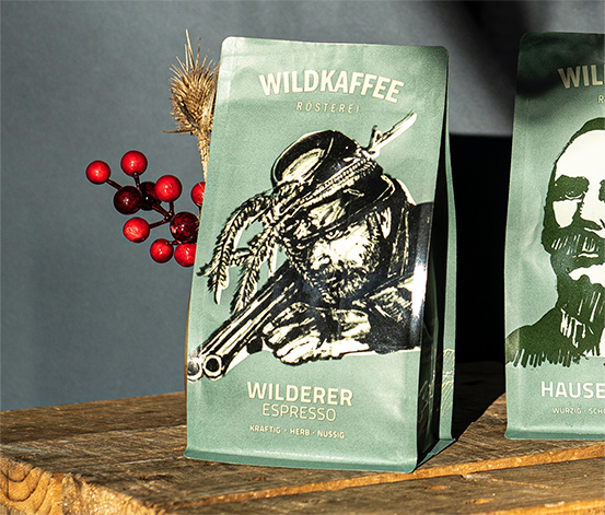 Wildkaffee - Wilderer Espresso - 1 kg Ganze Bohne