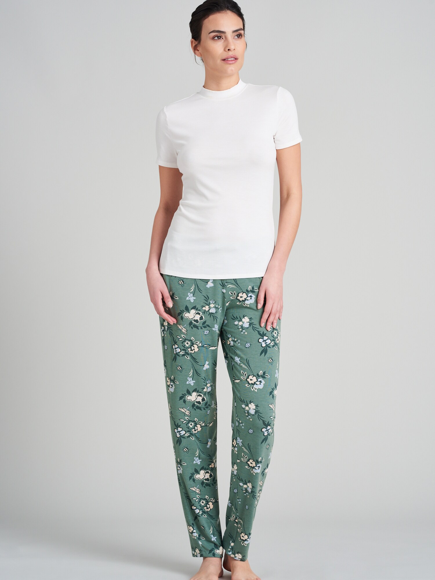 Schiesser Damen T-Shirt Mix & Relax