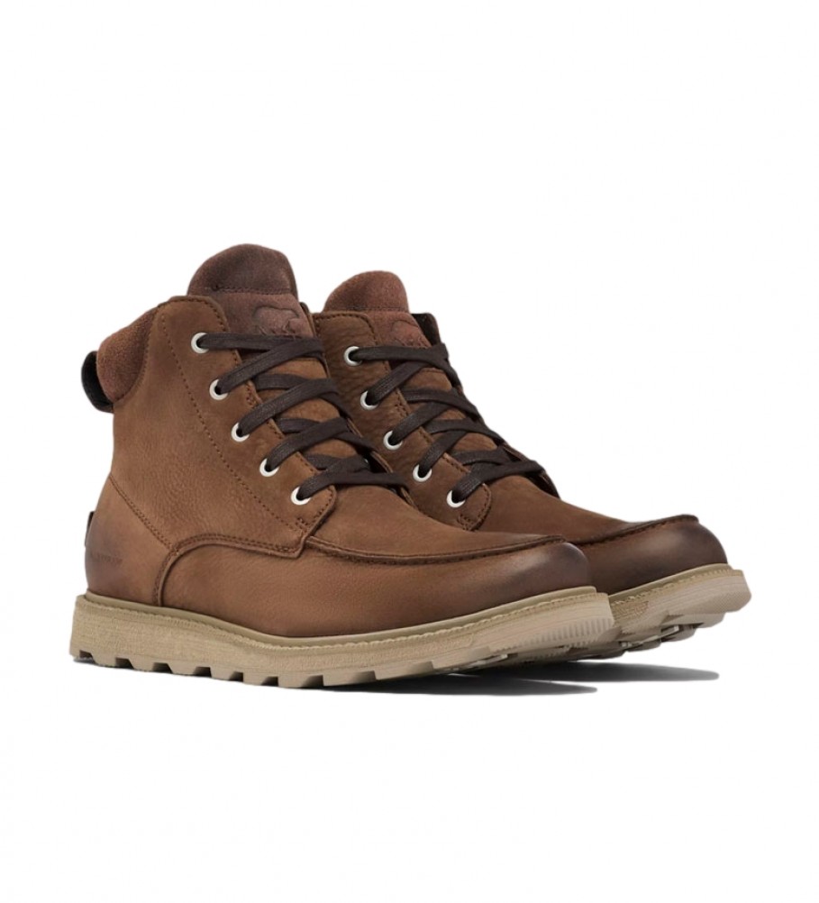 Sorel Botas de pele Madson II Moc Toe WP marrom