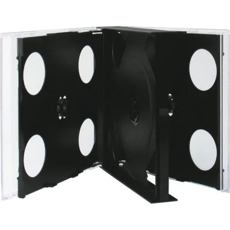 Xlayer 6er DVD / CD Hüllen, schwarz, 11 Stück