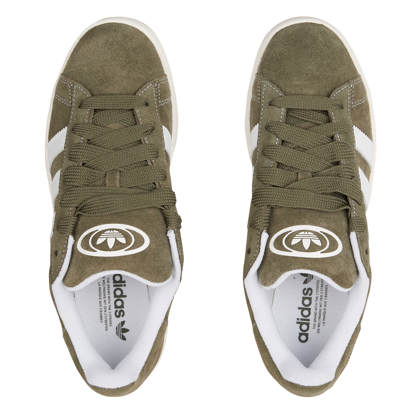 CAMPUS 00s - Baskets basses en cuir velours | Vert