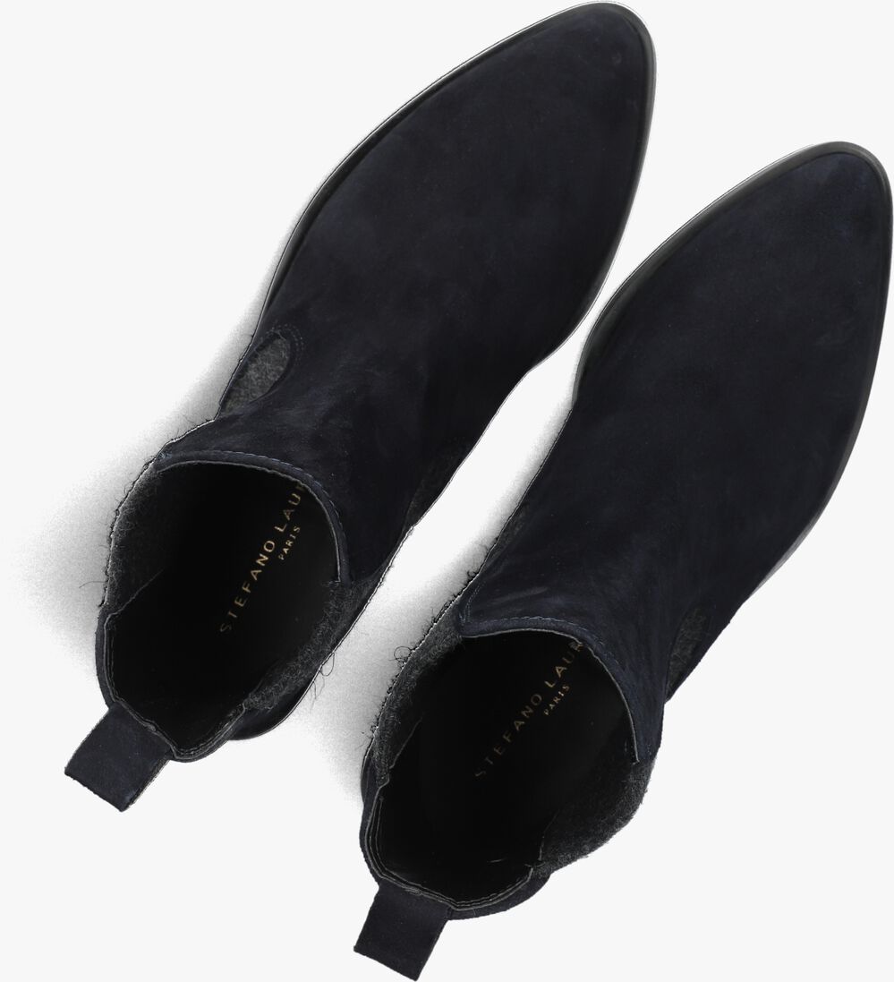 blauwe stefano lauran enkellaarsjes s3283