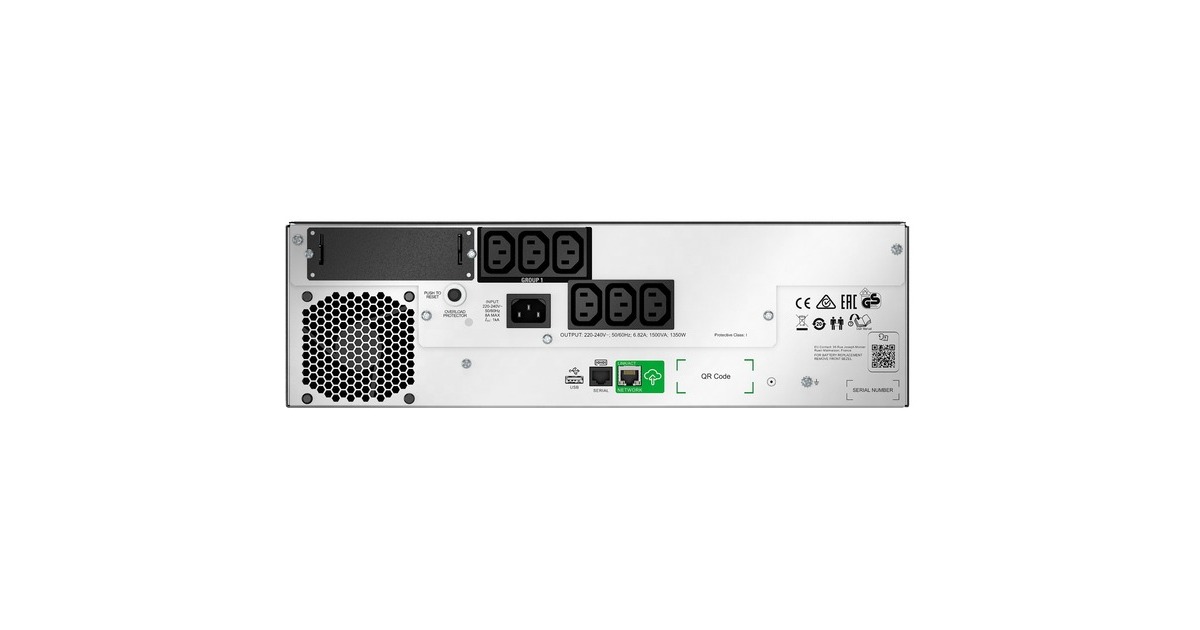 APCSmart-UPS Li-ion SMTL1500RMI3UC ups  (Zwart, 6x C13, Short Depth, Rackmount 3U, SmartConnect, 1500VA)
