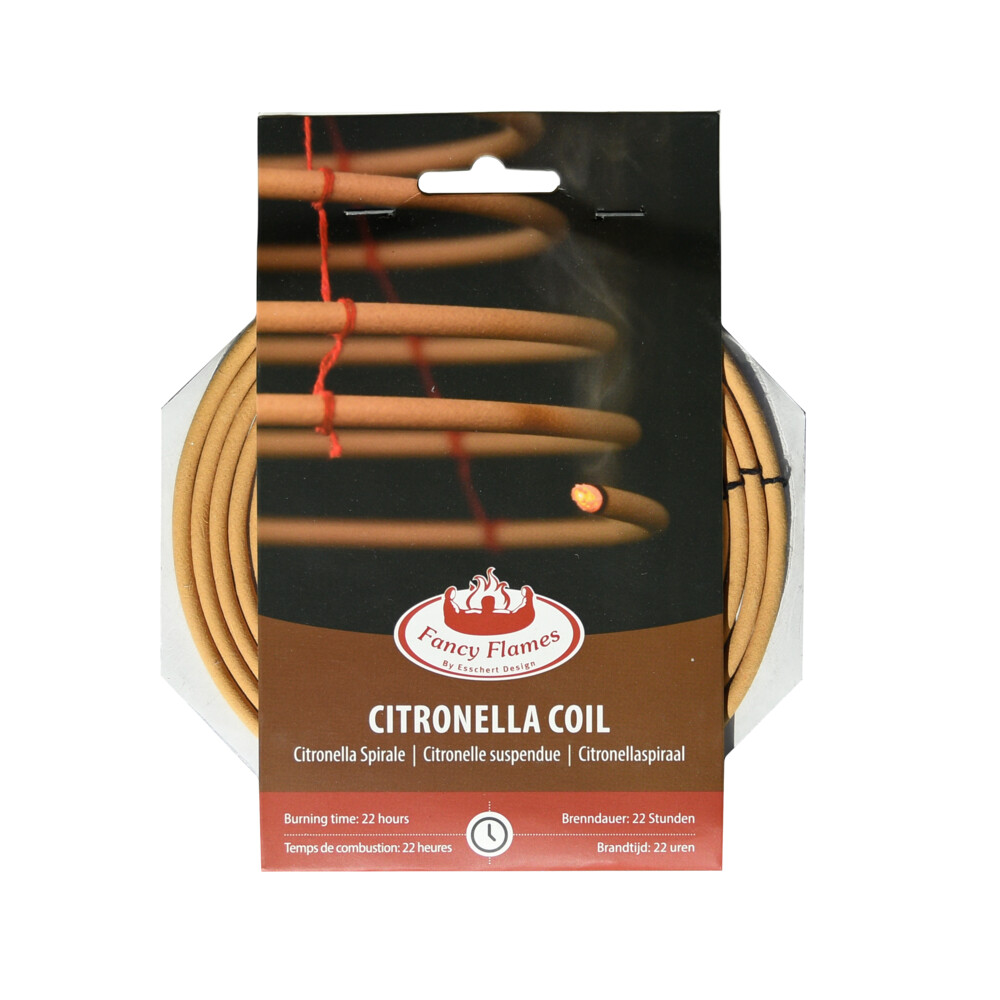 Esschert Design Citronella Spiraal Hangend S Bruin
