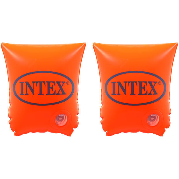 Intex Zwemvleugeltjes Deluxe Armband oranje 18 t/m 30 kg