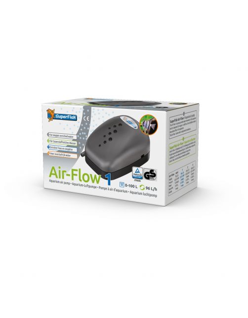 Superfish Air Flow 1way - Beluchting - 15 cm 96 l Grijs 96 l\/h