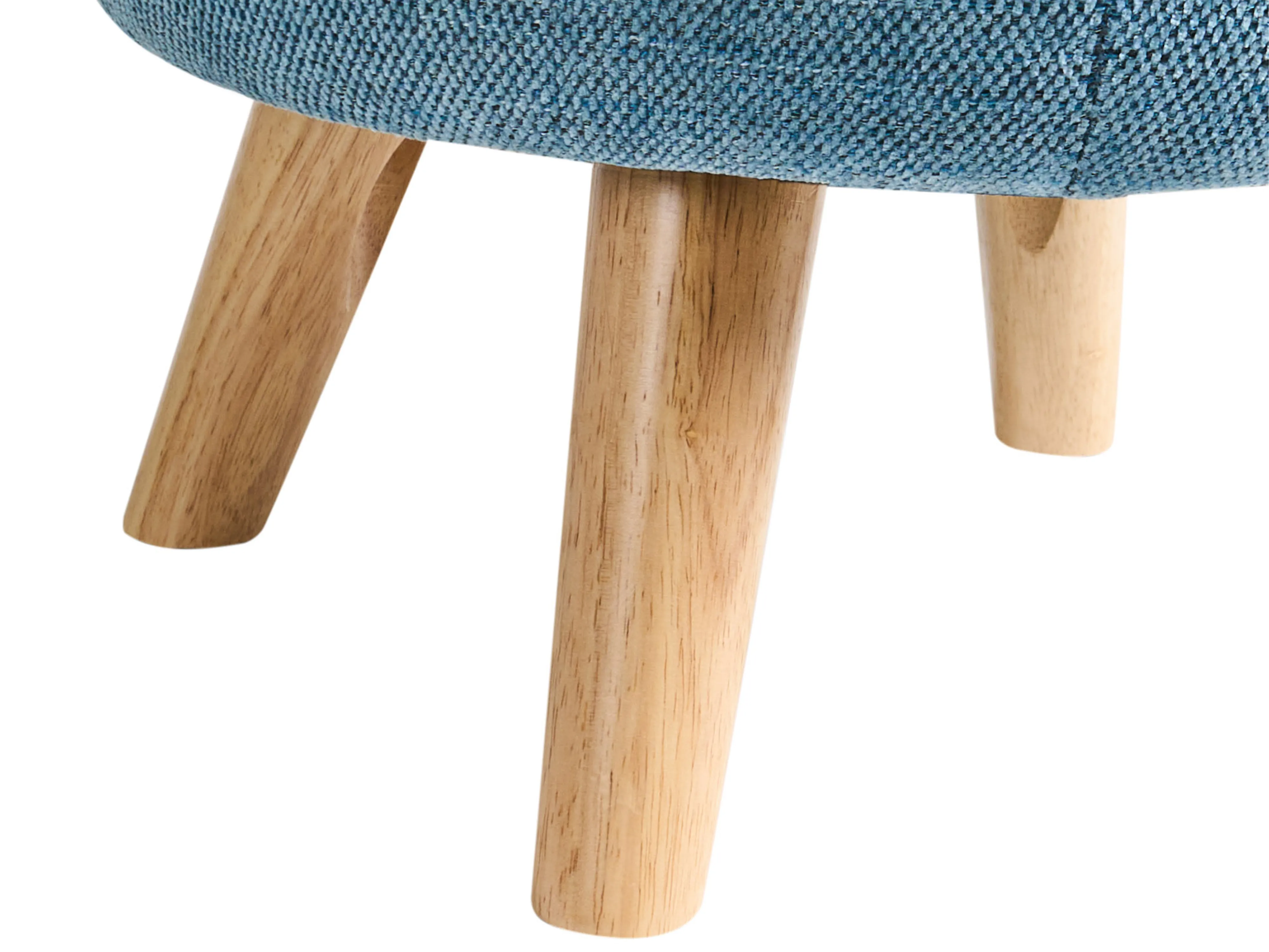 Poef met opbergruimte HAWLEY Chenille Blauw