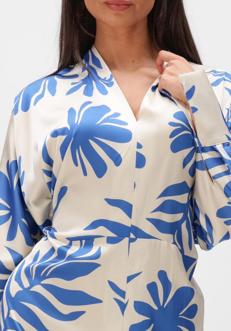 creme japan tky midi jurk kirari dessin