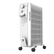 Radiateur à Bain d’Huile 9 éléments avec thermostat réglable 2000W gri