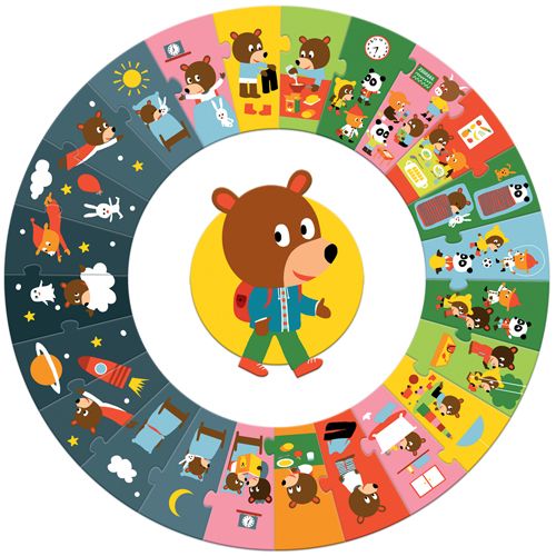 Djeco puzzel de dag - 24st