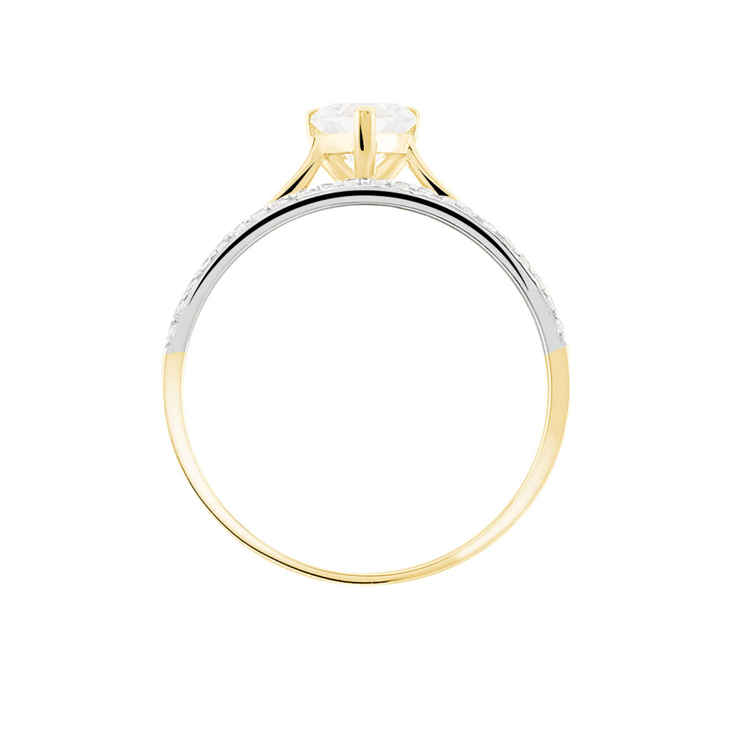 Bague Serafine Or Jaune Oxyde De Zirconium