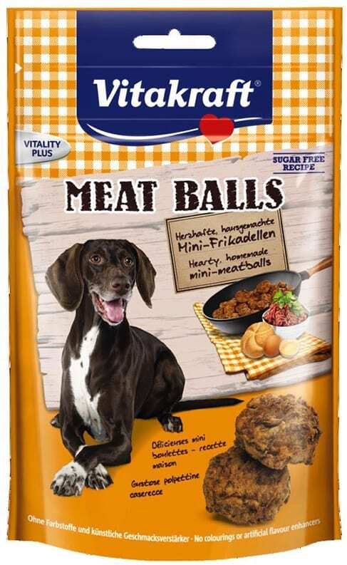 Vitakraft hondensnack Meat Balls varken en rund 80 g