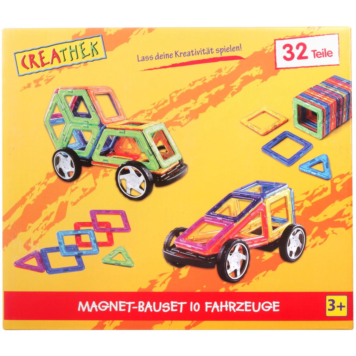 VedesCreathek Magnet Bauset mit Rädern