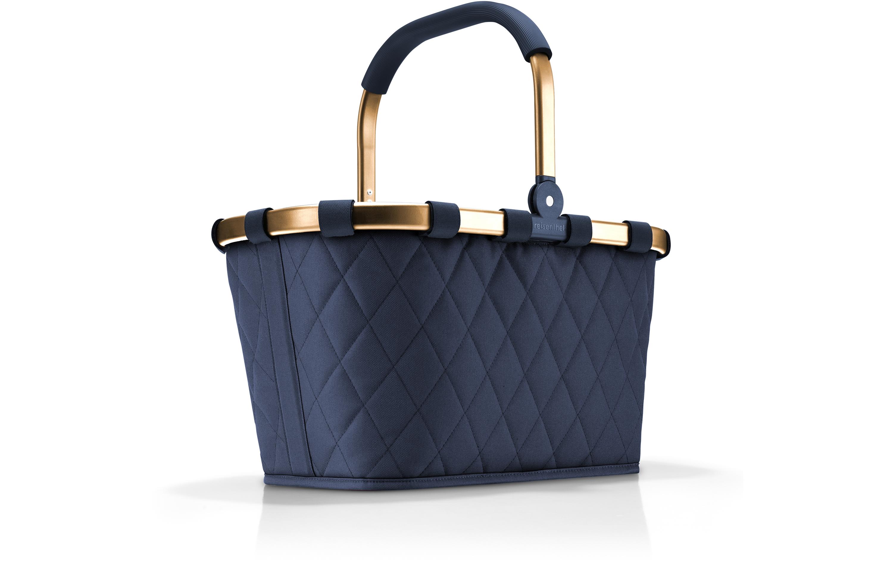 Einkaufskorb Carrybag Rhombus Midnight GoldStillvoller Einkaufskorb für den täglichen Einkauf