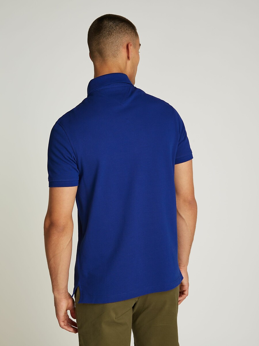 TOMMY HILFIGER<br>Polo reta e elástica, 2 botões